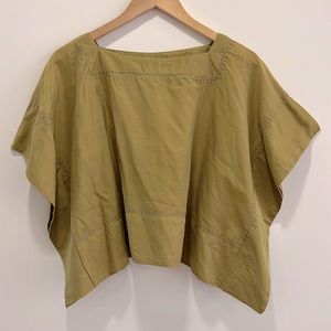 Organic cotton top from India. One size.